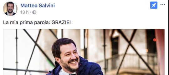 Perché Salvini ha voluto ringraziare Facebook e il popolo della rete