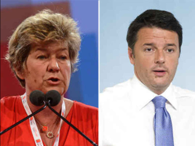 Lavoro, ancora scontro tra Renzi e Camusso