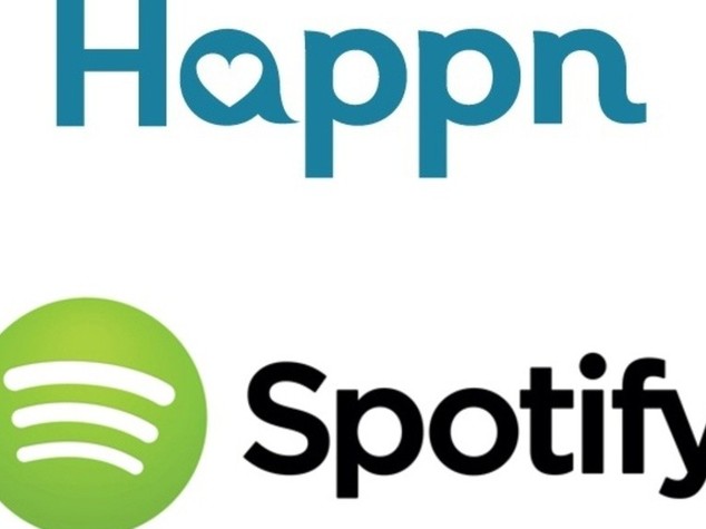 Happn incontra Spotify per mettere in musica i momenti piu' belli