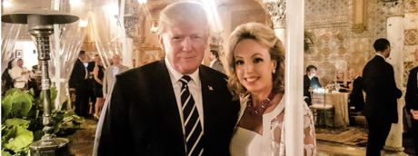 &nbsp;Camilla di Borbone con Donald Trump