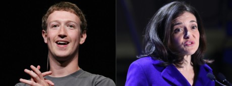 &nbsp;Mark Zuckerberg ,amministratore delegato, e&nbsp;Sheryl Sandberg, direttore operativo di Facebook
