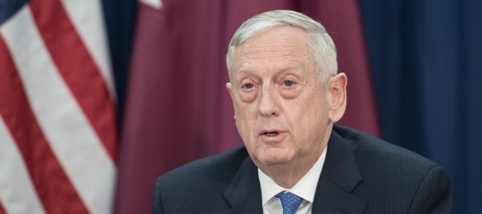 Siria: capo Pentagono Mattis, dopo impiego armi chimiche "Usa non escludono nulla"
