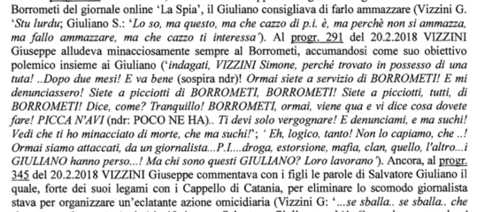 Boss mafioso: "Ammazzate il giornalista Borrometi"