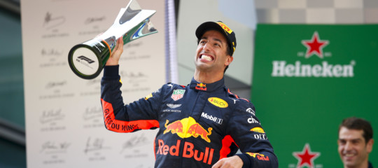 F1: a Shangai vince Ricciardo, Raikkonen terzo; Vettel ottavo