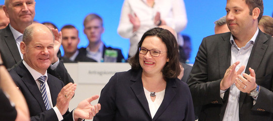 Germania: Andrea Nahles eletta segretaria Spd, è la prima donna