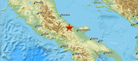 Forte scossa di terremoto in Molise, magnitudo 4.2