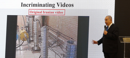 Secondo Netanyahu l'Iran stava lavorando a 5 bombe atomiche