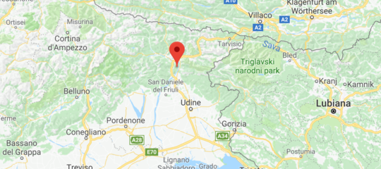Scossa di terremoto magnitudo 3,6 in Friuli