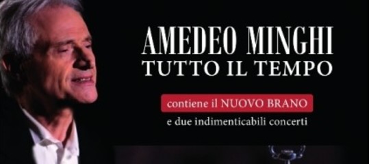 Amedeo Minghi pubblica su cd gli storici concerti del '90 e del '92