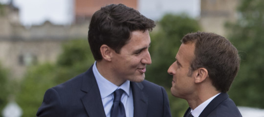 G7: battibecco con Macron e Trudeau, Trump 'salta' sessione clima