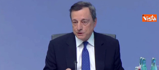 Draghi: "Nessun complotto sui titoli di Stato italiani"