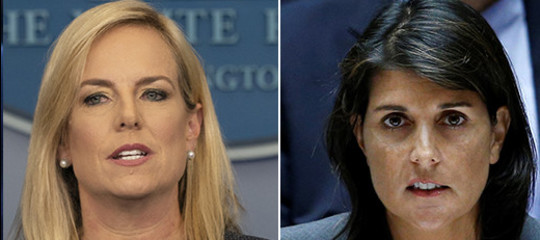 Nikki e Kirstjen, il lato inflessibile dell'Amministrazione Trump