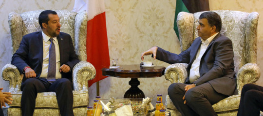 Salvini a Tripoli: massima collaborazione sui migranti