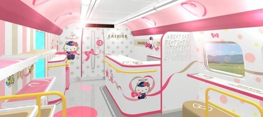 In Giappone arriva il pendolino Hello Kitty, supertreno dedicato al superbrand