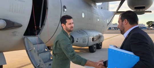 salvini aereo libia