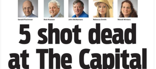 strage giornale usa annapolis