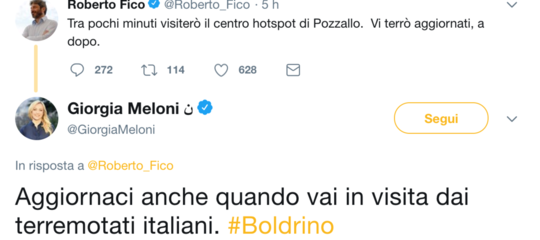 Fico difende le Ong e chiede solidarietà, la rete lo copre d'insulti: "Boldrino"