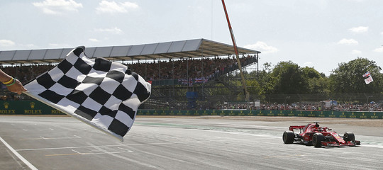 F1: GP Gran Bretagna, vince la Ferrari di Vettel