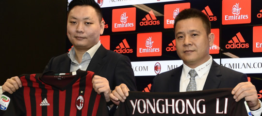 Milan: Yonghong Li indagato per falso in bilancio