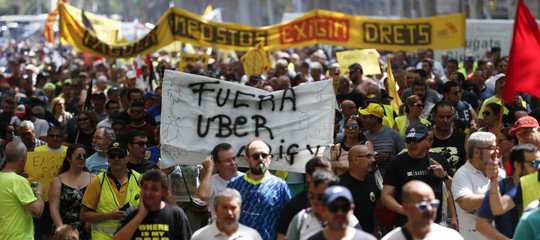 spagna uber sciopero