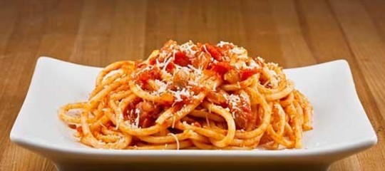 amatrice sagra spaghetti amatriciana