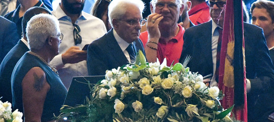 lutto nazionale genova mattarella