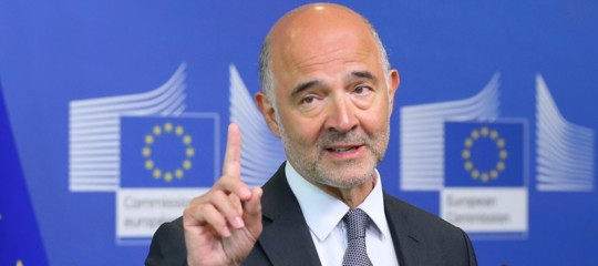 ue Moscovici uscita euro