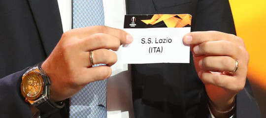 Europa league: dura per la Lazio con Marsiglia e Eintracht, il Milan pesca Olimpiacos e Betis