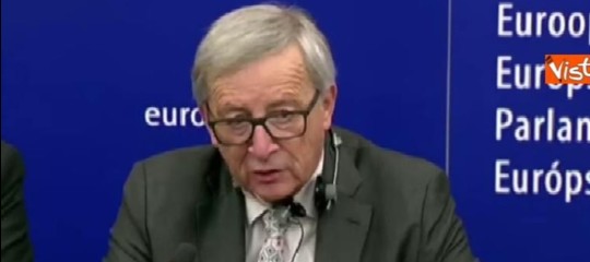 Ue, Juncker: sì a progetto di pace; no nazionalismo che cerca colpevoli
