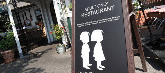 ristorante vietato bambini