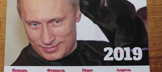 In Russia è stato pubblicato il calendario Putin 2019