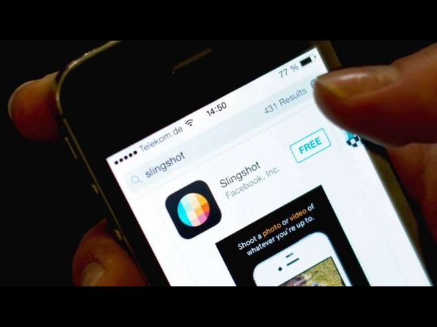 Arriva Slingshot, la chat 'usa e getta' di Facebook