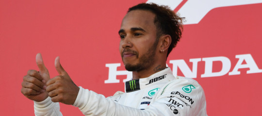 F1: Hamilton vince Gp Giappone, per Vettel solo il sesto posto