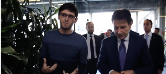 La visita di Conte ad un centro d'eccellenza per le startup di Milano