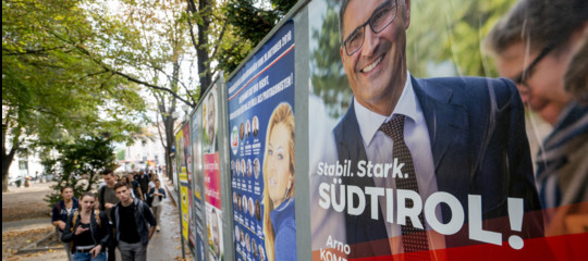 Alto Adige: Svp supera il 40%, forti Team Koellensperger e Lega