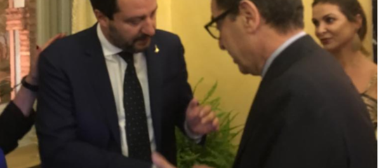 Italia-Usa: Salvini al ricevimento per Sigourney Weaver a Roma