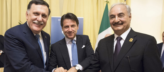conferenza libia haftar serraj palermo turchia libia