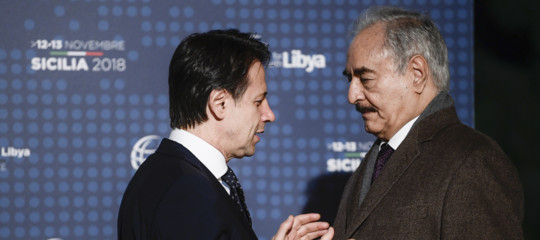 libia conferenza haftar salvini serraj