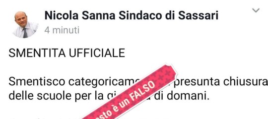 Maltempo: a Sassari smentita l'allerta arancione, ma è una bufala. L'ira del sindaco