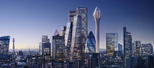 A Londra si discute molto per questo grattacielo dalla forma un po' ambigua