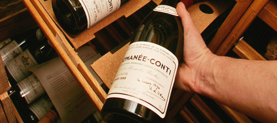 Venduta in Francia a 10 milioni di euro un collezione vini rari Romanee-Conti