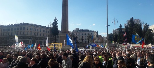Lega manifestazione Roma