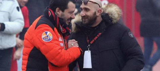 Salvini ha replicato alle polemiche dopo la foto con il capo ultrà milanista