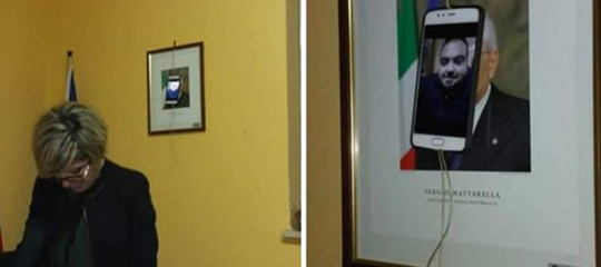 sindaco decollatura Selfie Mattarella