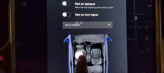 Musk ha pensato per le auto Tesla un modo per mettere in imbarazzo chiunque