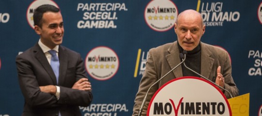 Per De Falco il Movimento ha rinnegato le promesse elettorali e si è spostato a destra