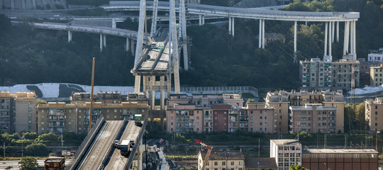 Genova: avviate le prove di carico sul moncone del Ponte Morandi