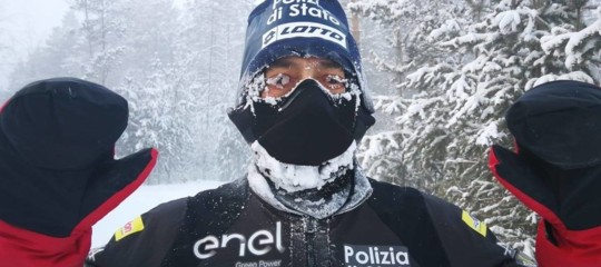 Record del poliziotto-runner italiano: 39 chilometri in Russia a -52 gradi