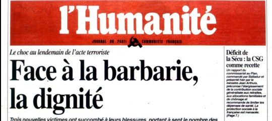 Il giornale comunista francese l'Humanitè è sull'orlo del fallimento