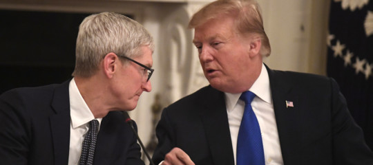 trump cook apple